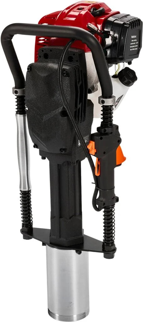 Dvitaktis, benzininis greito polių kalimo įrenginys Kraft & Dele KD11923, 49/69/100 mm stulpams, 50J, 1,9 kW, 2850 dūžių per minutę