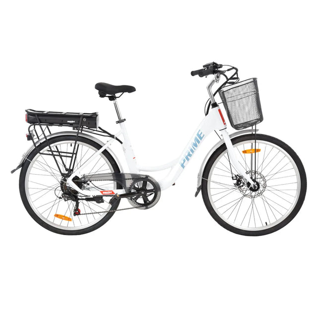 Elektrinis dviratis Hecht prime baltas 26"