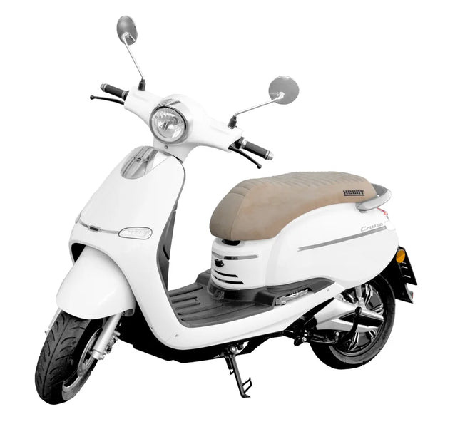 Elektrinis motoroleris Hecht citis baltas