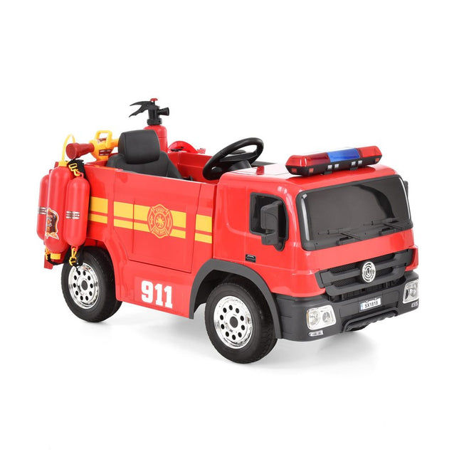 Akumuliatorinis gaisrinės automobilis vaikams HECHT 51818, 2x35W