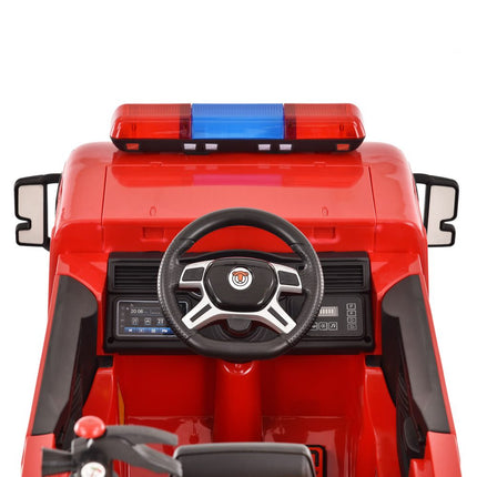Akumuliatorinis gaisrinės automobilis vaikams HECHT 51818, 2x35W