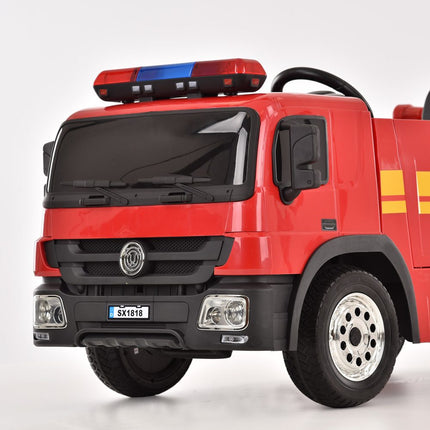 Akumuliatorinis gaisrinės automobilis vaikams HECHT 51818, 2x35W