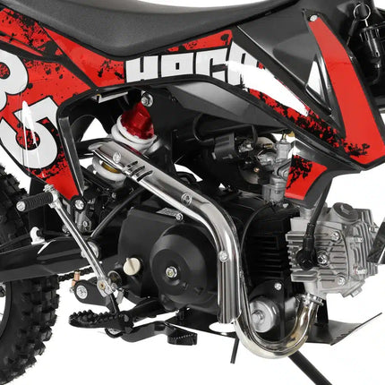 Benzininis motociklas Hecht 51125 raudonas