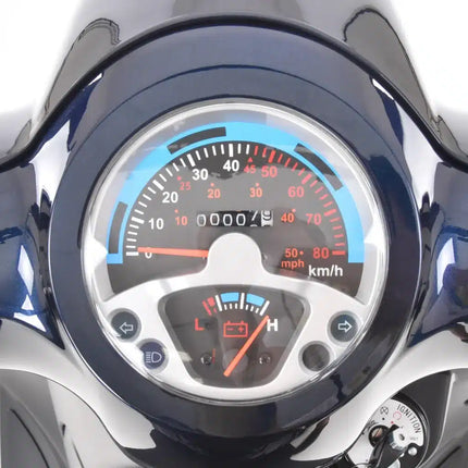 Elektrinis motoroleris Hecht citis max mėlynas