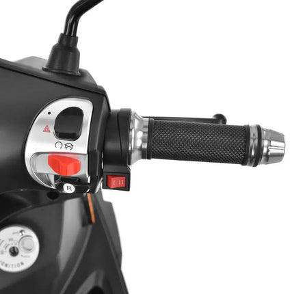 Elektrinis motoroleris Hecht equis juodas