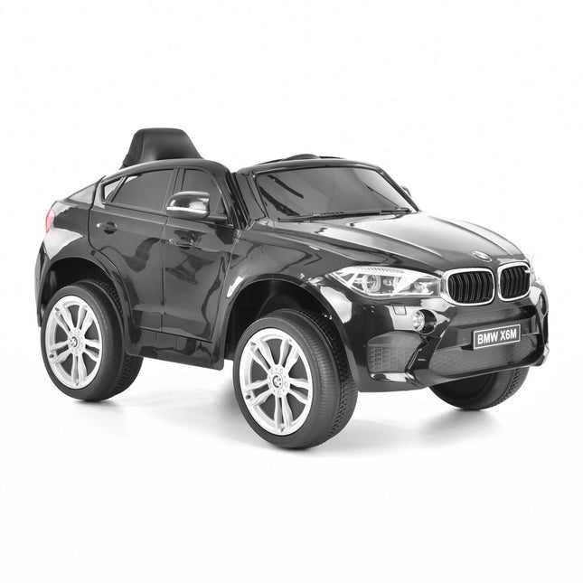 Vaikiškas elektromobilis BMW X6, juodas