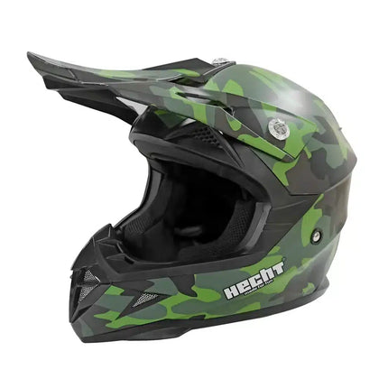 Moto šalmas Hecht 56915 žalias/juodas XL