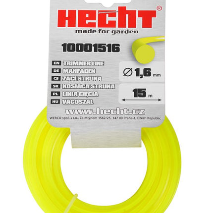 Žoliapjovės valas HECHT 10001516, 1,65 mm x 15 m