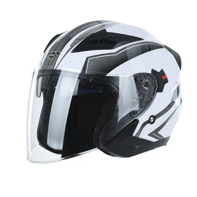 Moto šalmas Hecht 51627 baltas M
