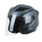 Moto šalmas Hecht52627 juodas XL