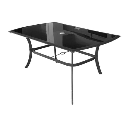 Sodo stalas HECHT SHADOW TABLE, aliuminio konstrukcija