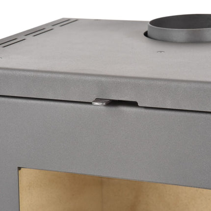 Malka kūrenama krosnelė HECHT SOLIS GREY, 9 kW