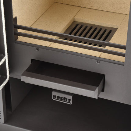 Malka kūrenama krosnelė HECHT SOLIS GREY, 9 kW