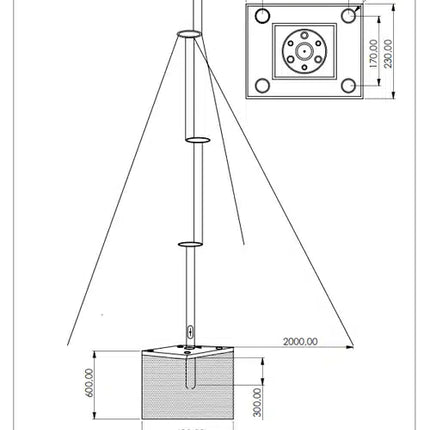 Istabreeze AirSpeed 500 12V Vėjo jėgainės rinkinys