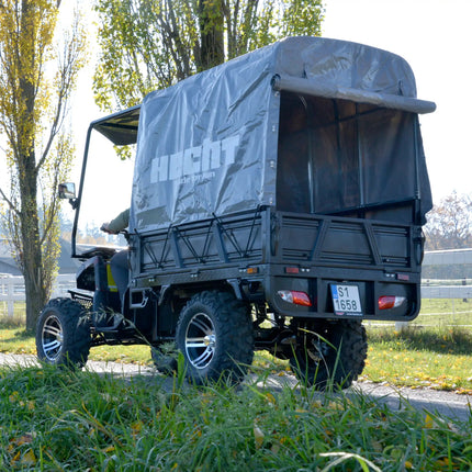 Elektrinis krovininis keturratis Hecht Cargo