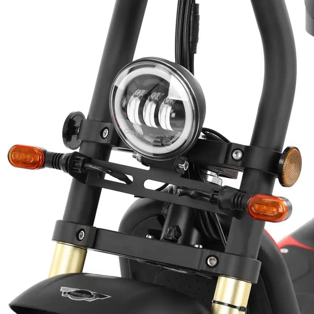 Elektrinis motoroleris Hecht cocis mini black/red