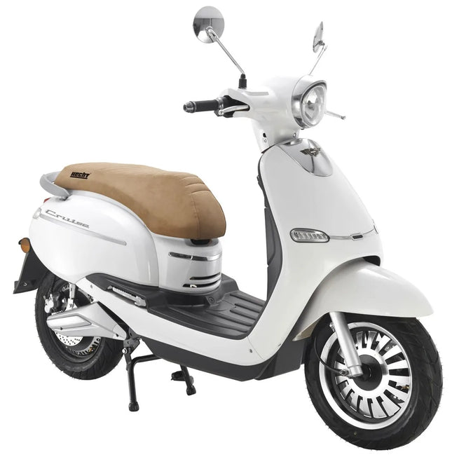 Elektrinis motoroleris Hecht citis baltas