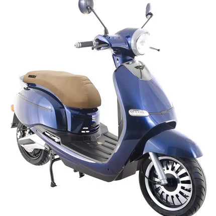 Elektrinis motoroleris Hecht citis mėlynas