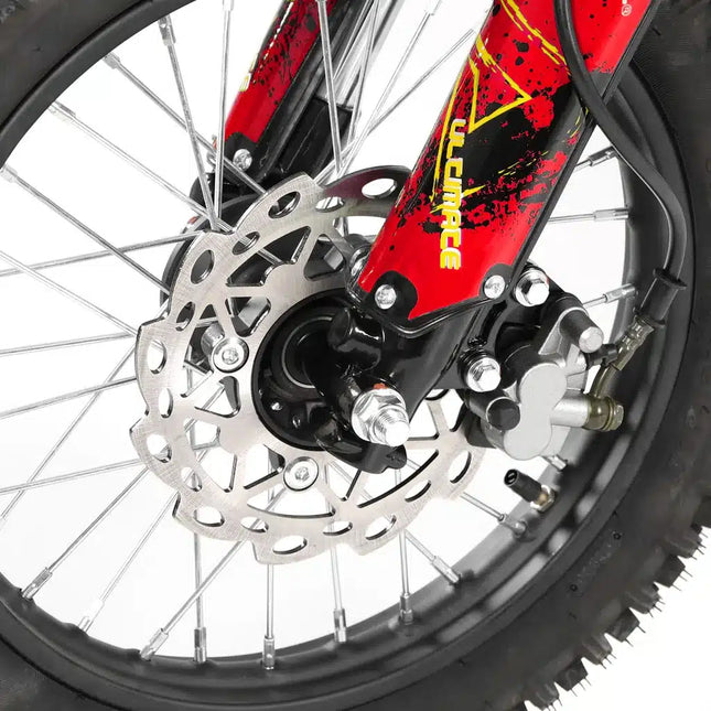 Benzininis motociklas Hecht 51125 raudonas