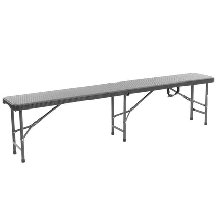 Sodo suolas HECHT FOLDIS RATTAN BENCH, sulankstomas