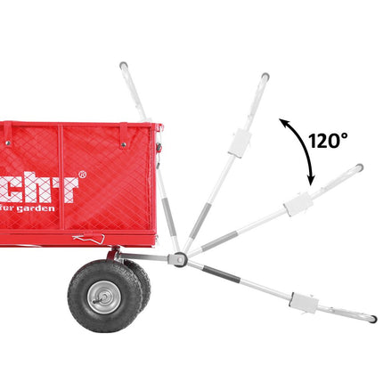 Sodo traktoriuko priekaba HECHT 52184, 300 kg keliamoji galia