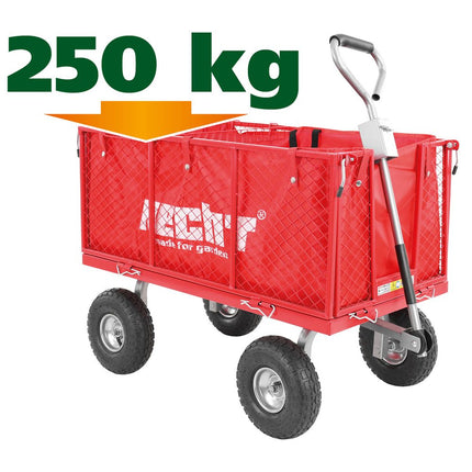 Sodo traktoriuko priekaba HECHT 52184, 300 kg keliamoji galia