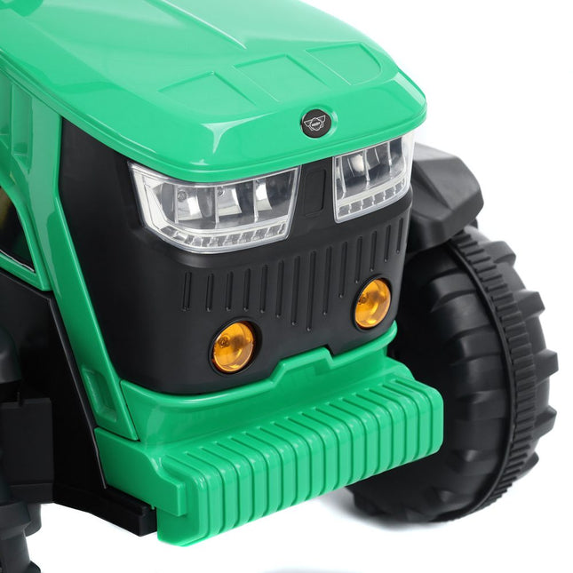 Akumuliatorinis traktorius vaikams HECHT 50825 GREEN, 2x35 W