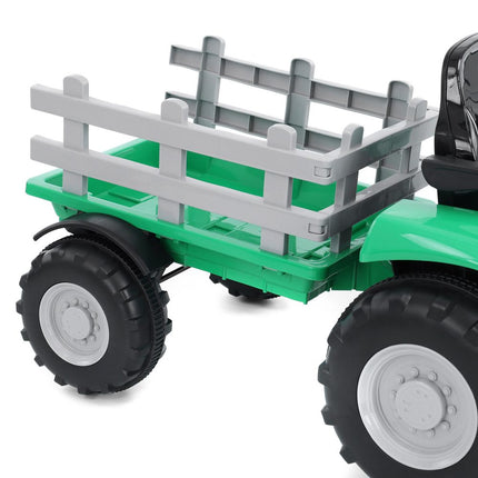 Akumuliatorinis traktorius vaikams HECHT 50825 GREEN, 2x35 W