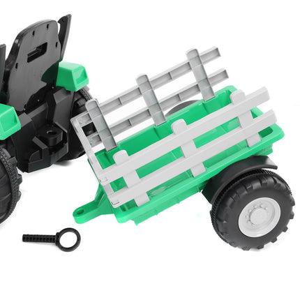 Akumuliatorinis traktorius vaikams HECHT 50825 GREEN, 2x35 W
