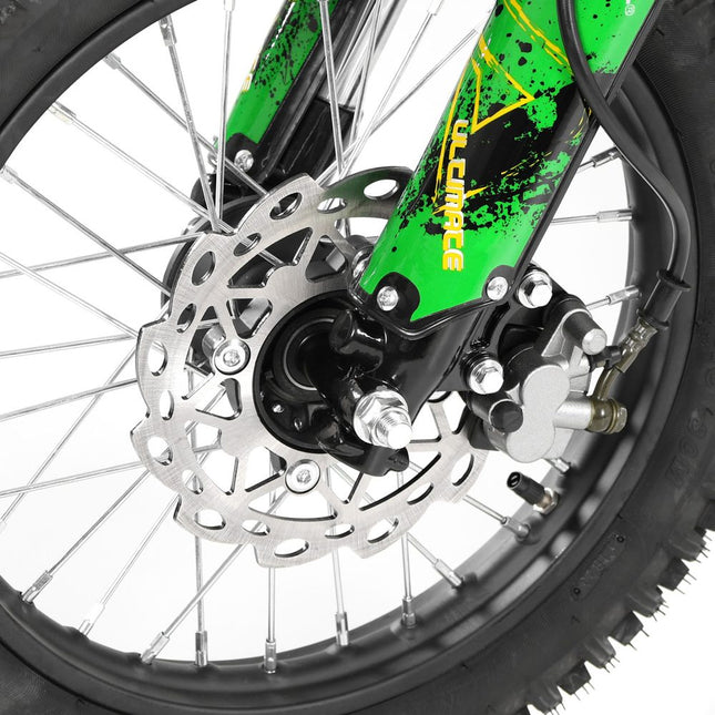 Benzininis krosinis motociklas HECHT 51125 GREEN, 125 cm³