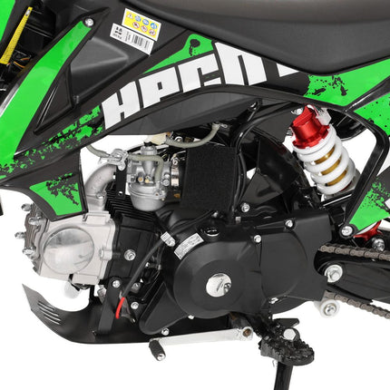 Benzininis krosinis motociklas HECHT 51125 GREEN, 125 cm³