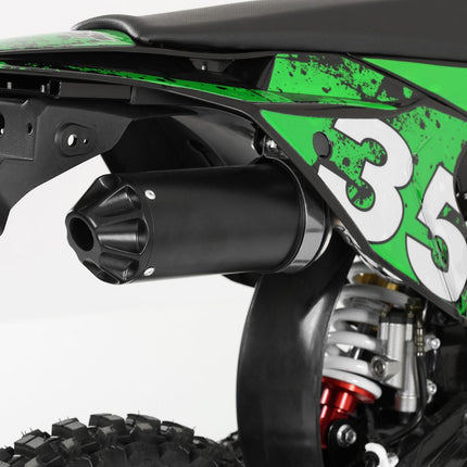 Benzininis krosinis motociklas HECHT 51125 GREEN, 125 cm³