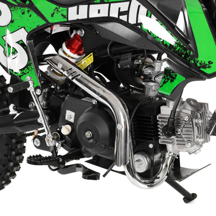 Benzininis krosinis motociklas HECHT 51125 GREEN, 125 cm³