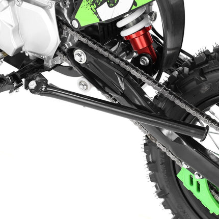 Benzininis krosinis motociklas HECHT 51126 GREEN, elektrinis užvedimas