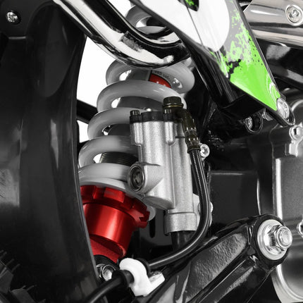 Benzininis krosinis motociklas HECHT 51126 GREEN, elektrinis užvedimas