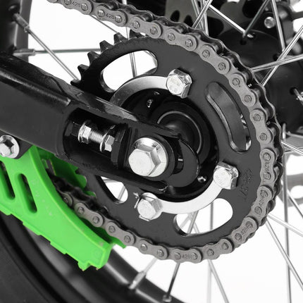 Benzininis krosinis motociklas HECHT 51126 GREEN, elektrinis užvedimas