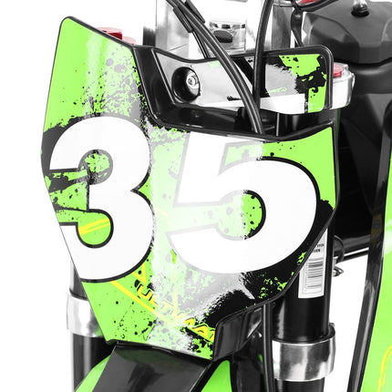 Benzininis krosinis motociklas HECHT 51126 GREEN, elektrinis užvedimas