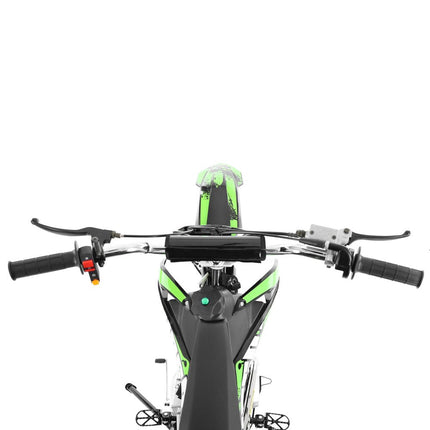 Benzininis krosinis motociklas HECHT 51126 GREEN, elektrinis užvedimas
