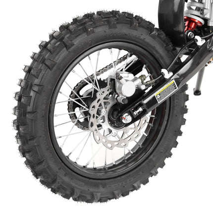 Benzininis krosinis motociklas HECHT 51126 RED, 125 cm³