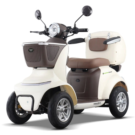 Elektrinis motoroleris Hecht elegante baltas