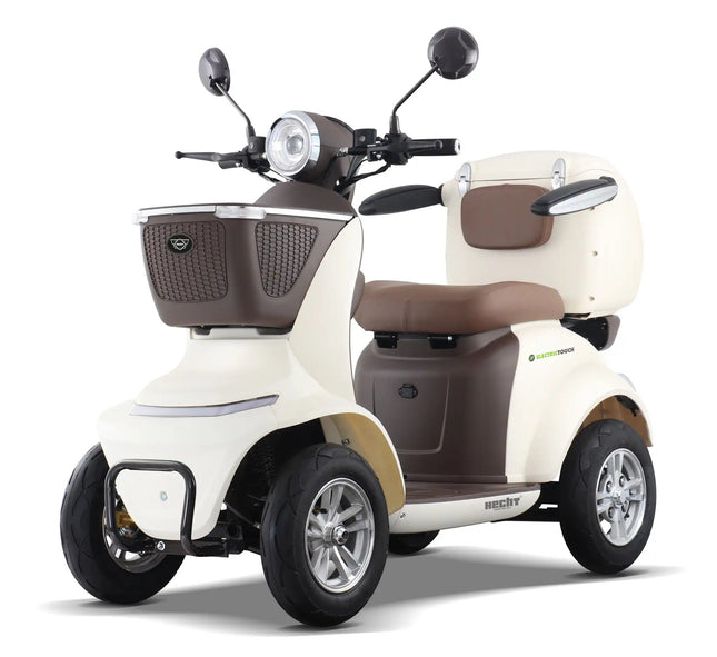 Elektrinis motoroleris Hecht elegante baltas