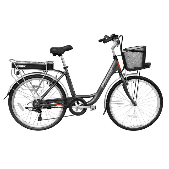 Elektrinis dviratis Hecht prime pilkas 26"