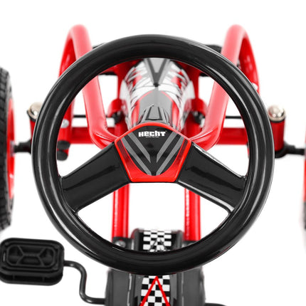 Pedalinis kartingas HECHT 59791 RED, raudonas