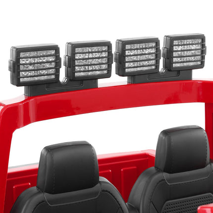 Vaikiškas elektromobilis Ford F450, raudonas
