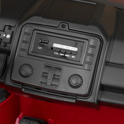 Vaikiškas elektromobilis Ford F450, raudonas