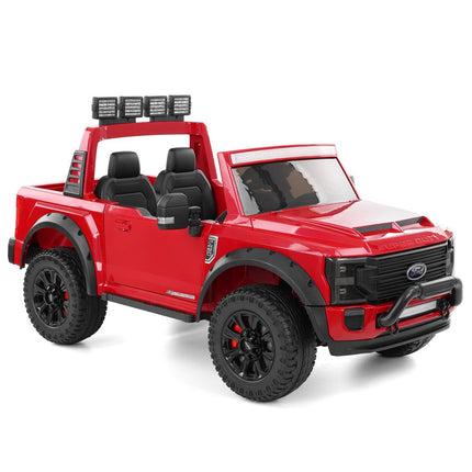 Vaikiškas elektromobilis Ford F450, raudonas