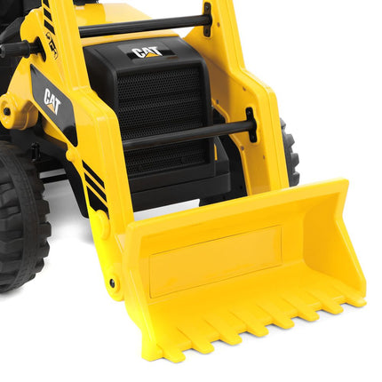 Akumuliatorinis ekskavatorius CAT Backhoe, geltonas