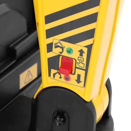 Akumuliatorinis ekskavatorius CAT Backhoe, geltonas