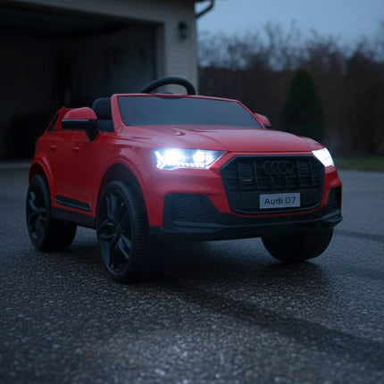 Vaikiškas elektromobilis Audi Q7, Raudonas