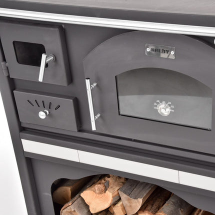Malka kūrenama krosnelė su orkaite HECHT VULCANUS BEIGE, 6 kW
